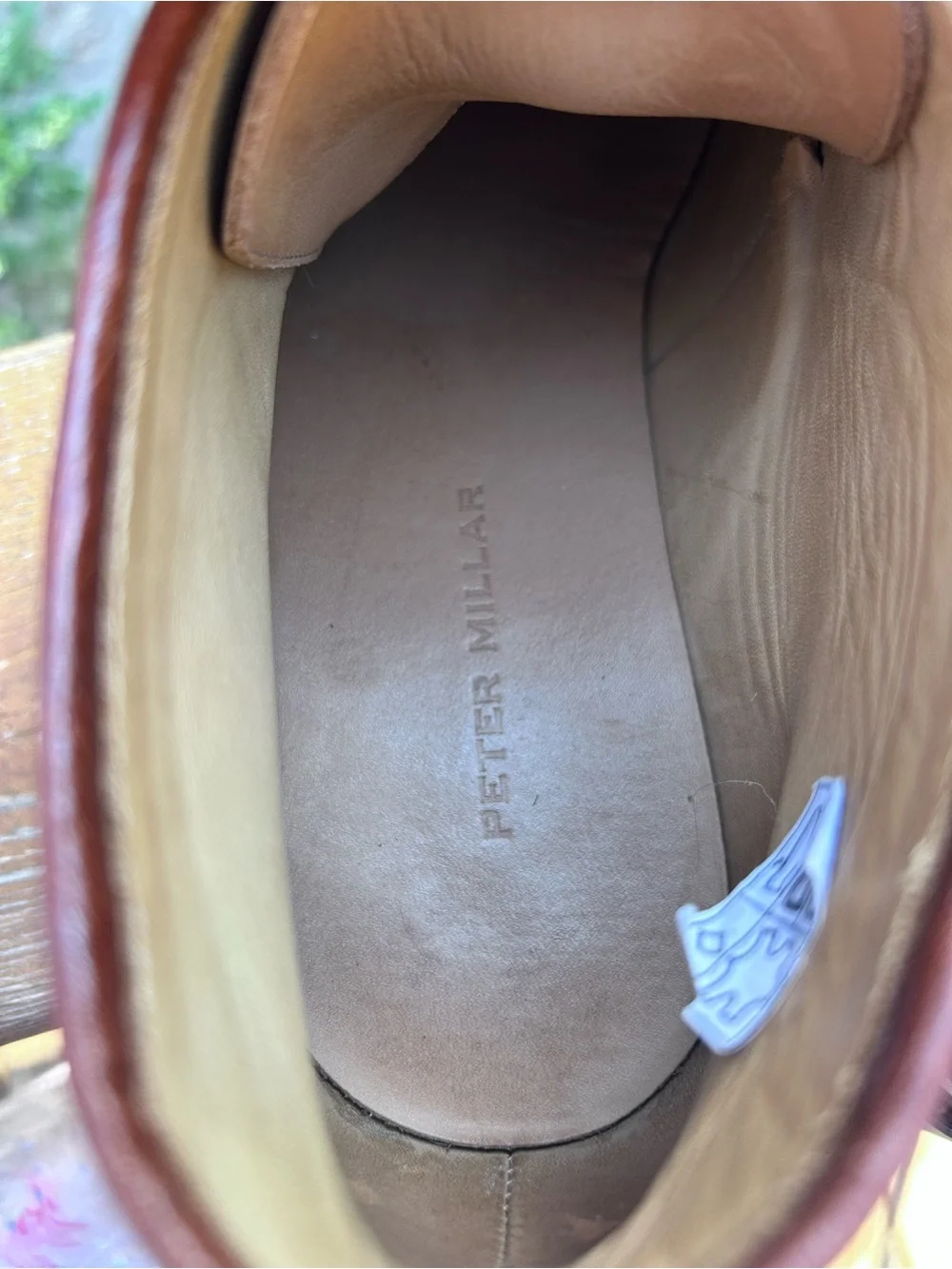 Peter Millar brown leather chukka boots size 11